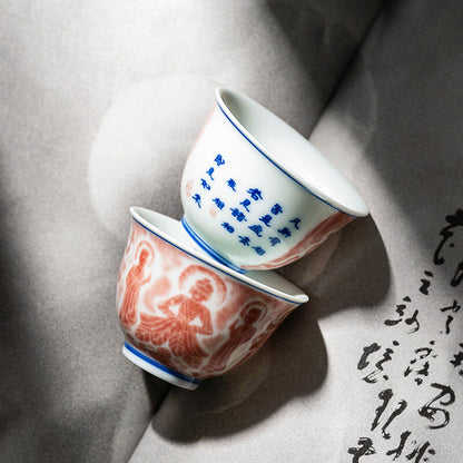 One Cup Porcelain Cup 50ml Small Chinese Kungfu Tea Cup Ceramic Master Cup New