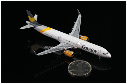 1:400 JC Wings Thmas Cook Condor AIRBUS A321 Passenger Airplane Diecast Model