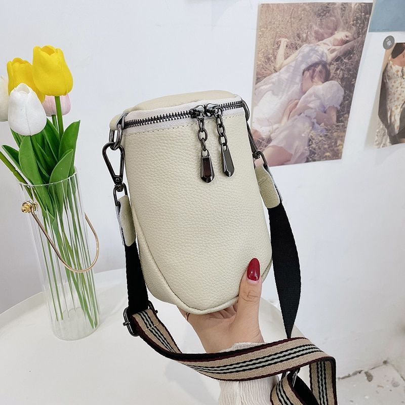 Cow Leather Shoulder Bags Luxury Mobile Phone Bag Handbags Female Messenger Bag