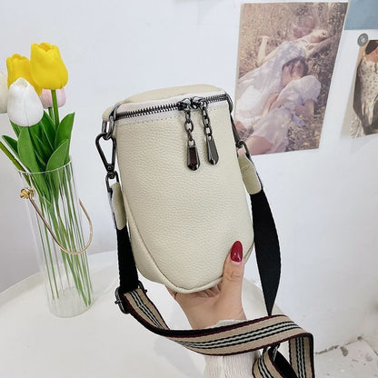 Cow Leather Shoulder Bags Luxury Mobile Phone Bag Handbags Female Messenger Bag