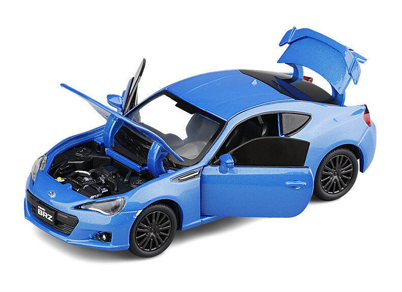 1:32 Diecast Subaru BRZ Metal Car Model Toy Door Open Light Gift For Kids