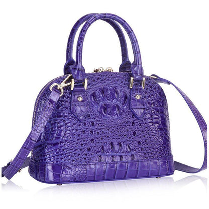 Handbag Leather Shoulder Bags Cowhide Tote Crocodile Pattern Genuine Leather Bag