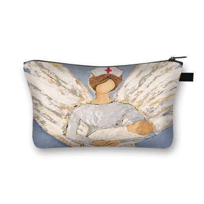 Women Cosmetic Bags Travel Storage Handbags Makeup Bag Toiletry Purse 15*21*13CM