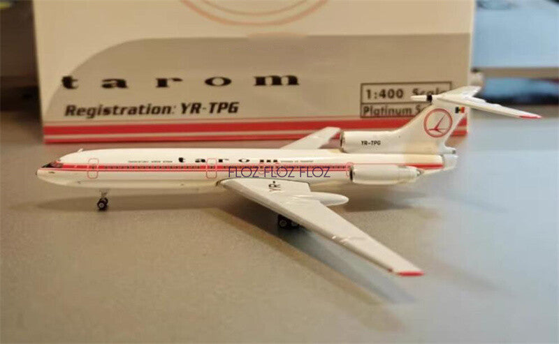 Phoenix Tarom for Tupolev TU-154B YR-TPG 1:400 Aircraft Pre-built Model