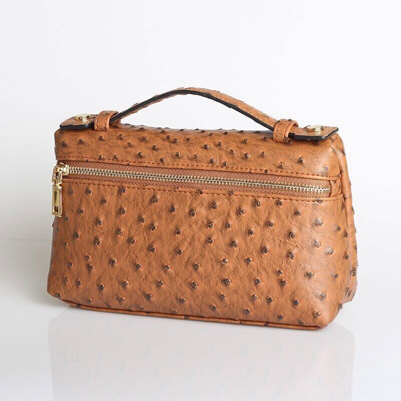Pattern PU Leather Clutch Bag Women Trendy Make Up Handbag Purse Bag