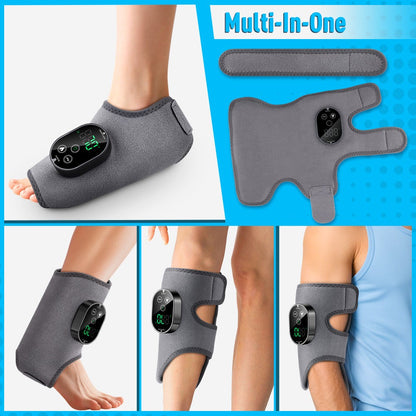 Cordless Foot Ankle Massager Pain Relief with 6 Heat Levels&3 Vibration Modes