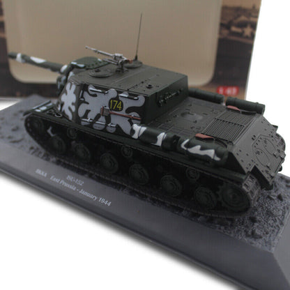 1/43 Soviet Union ISU-152 RKKA Heavy Self-propelled Assault Gun Alloy Tank Model