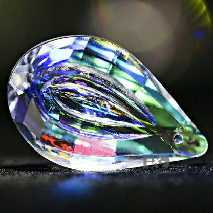 10 pcs AB Coating 50MM Crystal Prisms Suncatcher Feng shui Ornament Pendant Drop