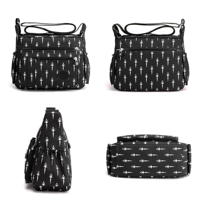Handbag Luxury Nylon Shoulder Bag 29*12*22CM Polyester Handbag Tote Purse Blue