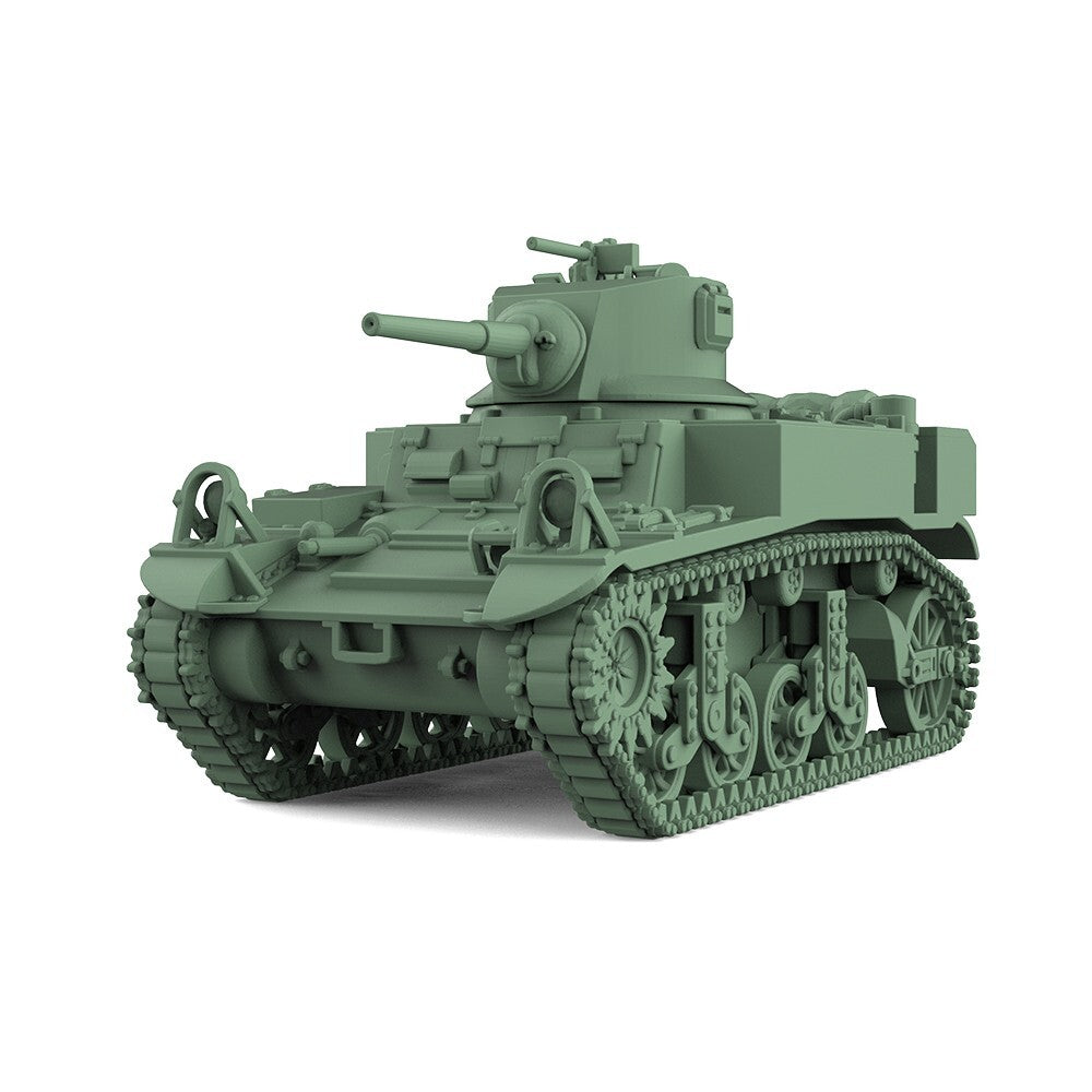 SSMODEL SS505 1/200/350/700 Military Model Kit US M3A1 Stuart Light Tank