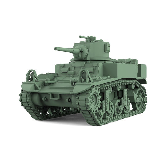 SSMODEL SS505 1/200/350/700 Military Model Kit US M3A1 Stuart Light Tank