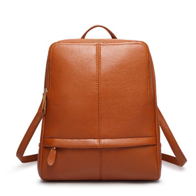 Fashion Backpack School Style Leisure Travel Softback Zipper Bags Red Purse 1 PC