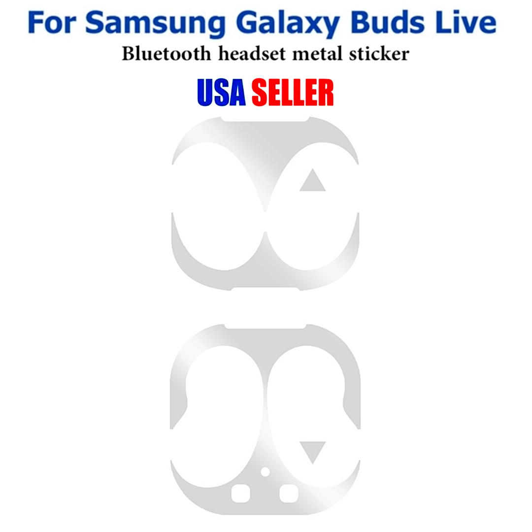 Metal Dust Guard Sticker Decal Skin Protector For Samsung Galaxy Buds live