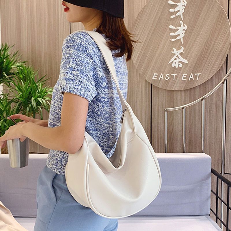 Dumpling Bag Large Shoulder Synthetic Leather Crossbody Bags Handbag Purse 1 PC