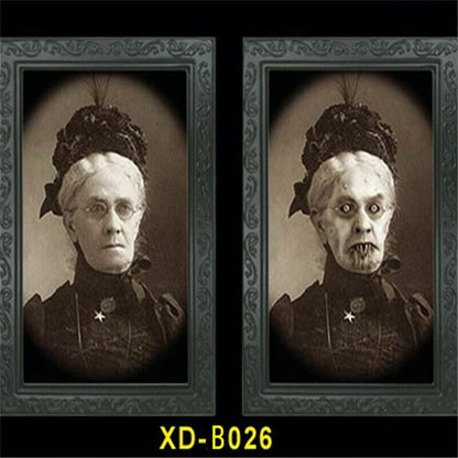 Halloween 3D Ghost Photos Frame Decoration Spooky Party Delivers Crafts Horror
