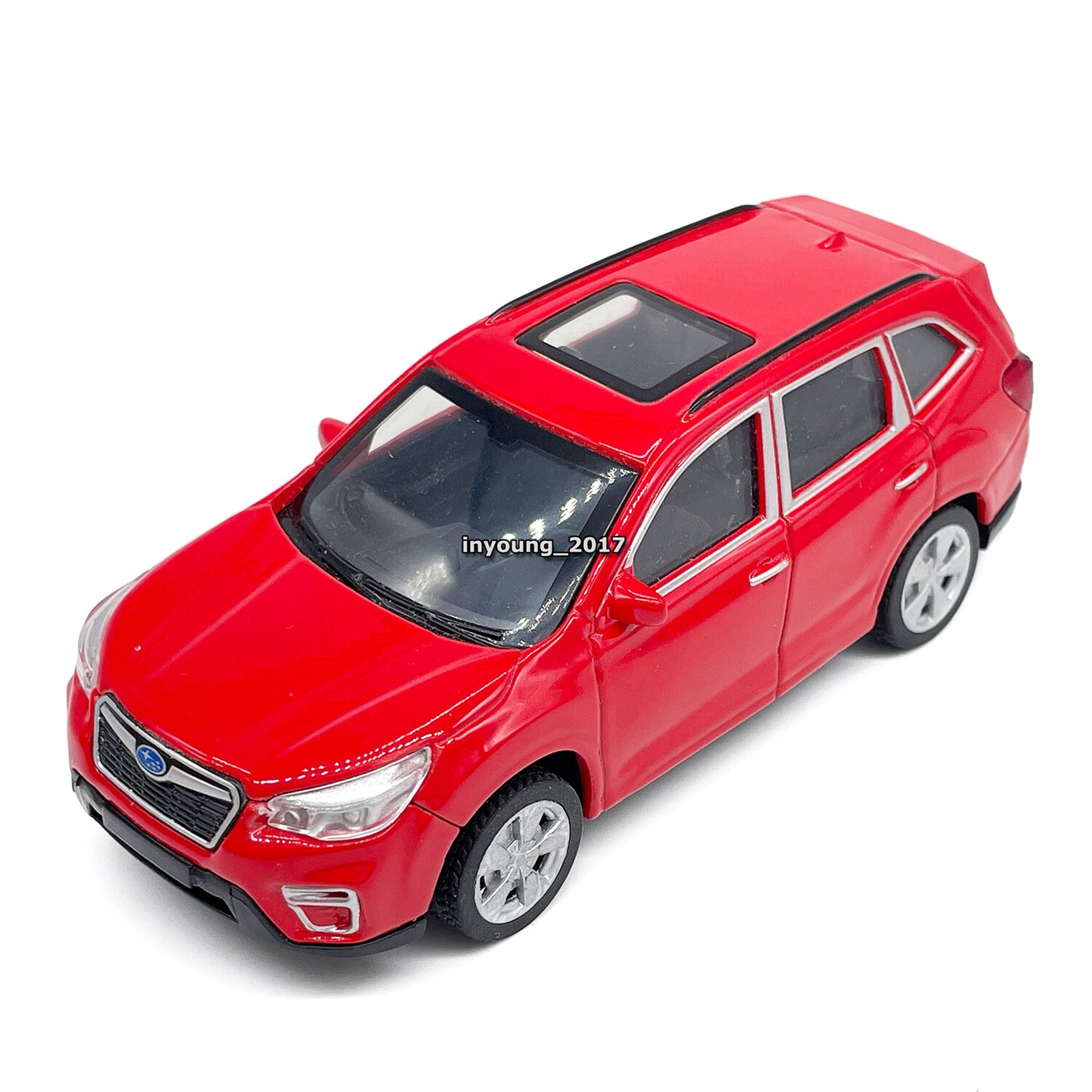 1/43 2021 Subaru Forester Model Car Diecast Toy Cars Boys Toys Kids Gifts Red