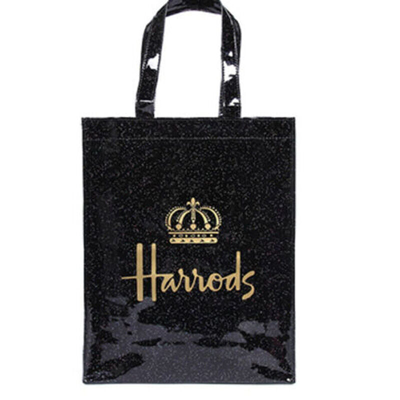 Harrods London Girls Shopper PVC Tote Bag Top-handle Casual Shopping Handbag