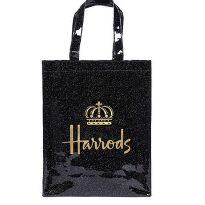 Harrods London Girls Shopper PVC Tote Bag Top-handle Casual Shopping Handbag