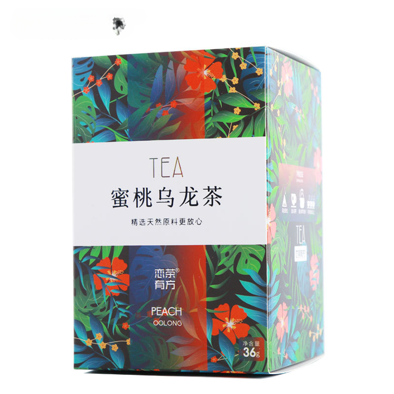 36g Honey Peach Flower Fruit Tea Triangle Bag Cold Soaked Tea White Peach Oolong