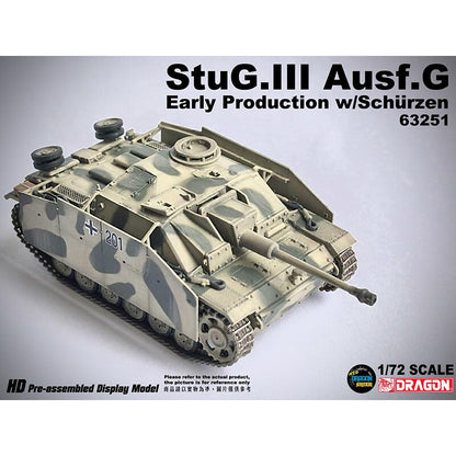 1/72 German Sturmgesch ü tz Model G Tank Early Type Side Armor 1943