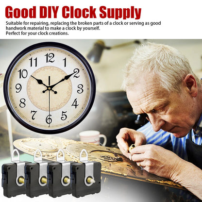 DIY Clock Parts Movement Quartz Mechanism Wall Replacement Repair Tool Hands Kit