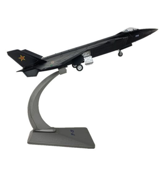 1:60 38CM Chinese J-20 Stealth Fighter Airplane Diecast Military Aircraft Model