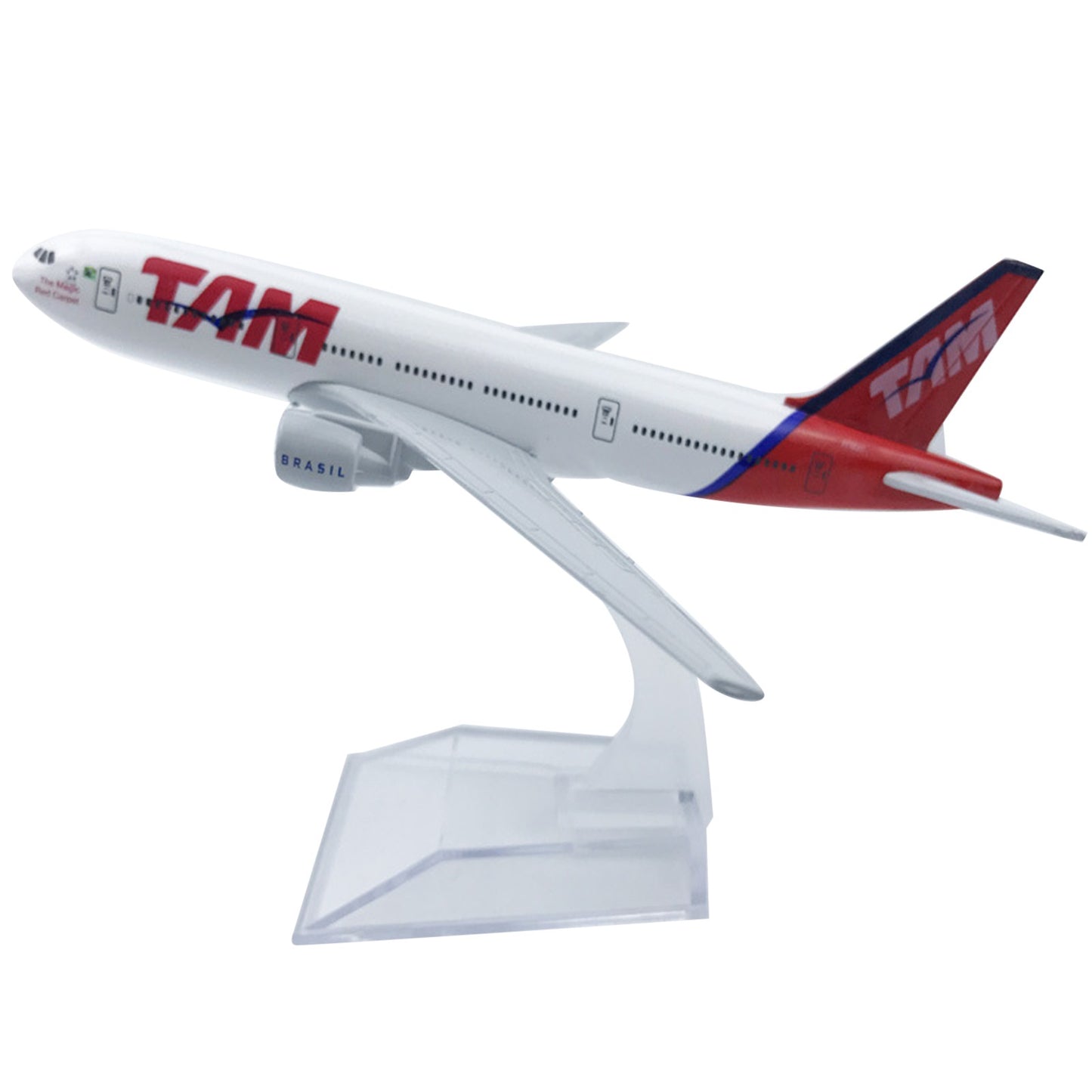 1:400 Scale Brazil TAM 777 Airplane Model Alloy Aircraft Plane Decoration Gift
