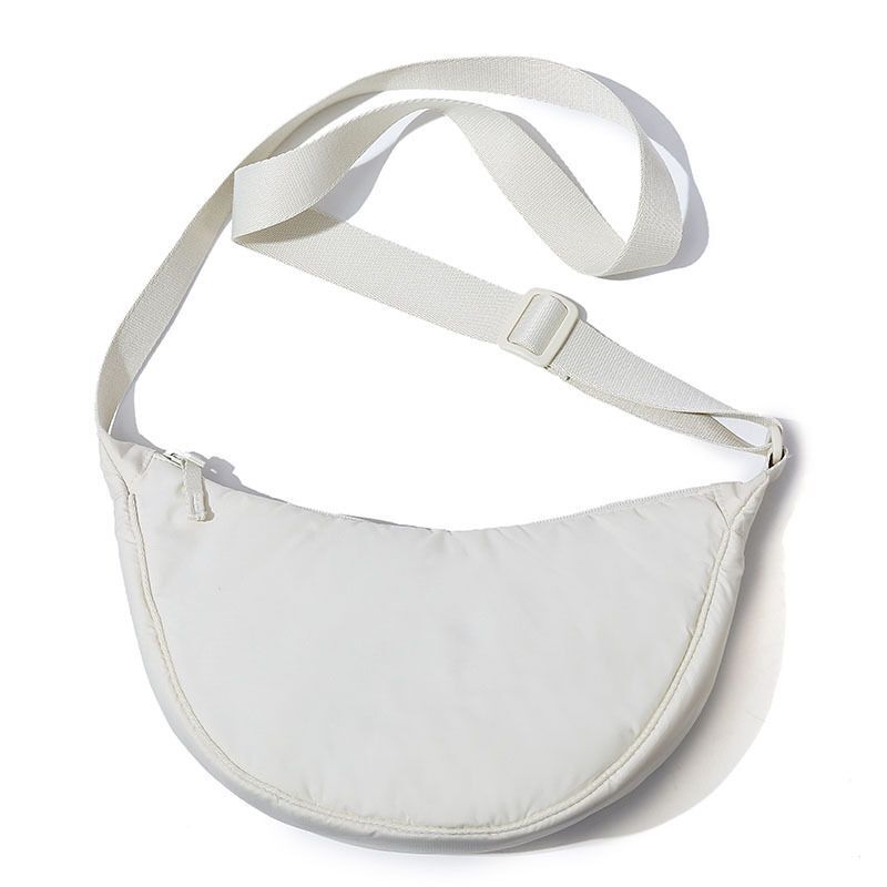 Portable Shoulder Bag Nylon Cloth Padded Crossbody Bags Purse Handbags Messenger