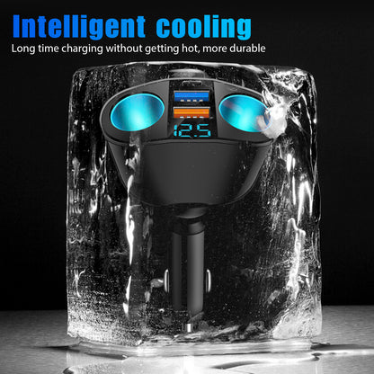 Dual USB Car Cigarette Lighter Socket Splitter Power Adapter Charger Outlet lot