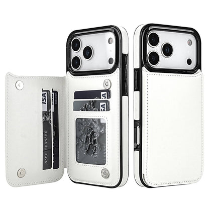 Wallet Case for iPhone 17e 17 16 15 14 13 12 11 Pro Max XS Leather Card Holder