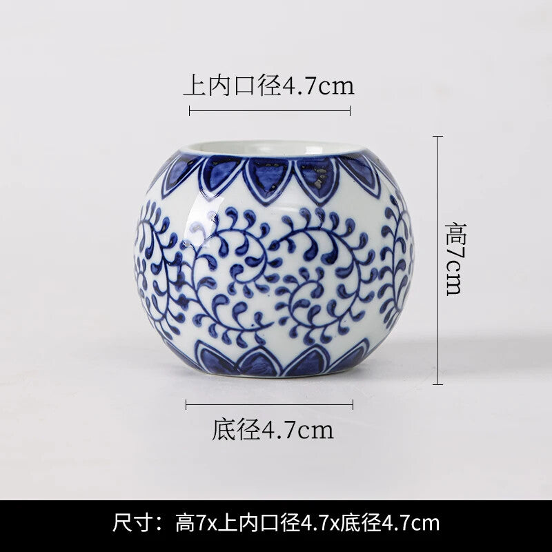 Blue and White Porcelain Ceramic Household Dining Table Desktop Decoration
