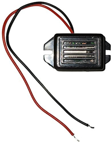 3 Pack 85dB Buzzer 3-6V DC with Wire Leads, 1.31" x 0.70" x 0.60", Black