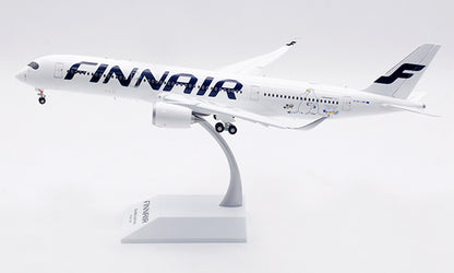 1:200 JC Wings FINNAIR AIRBUS A350-900XWB Flap Down Plane Diecast Aircraft Model