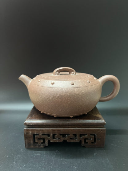 250cc chinese Yixing Handmade Zisha teapot Purple clay BianGu Hu Gongfu Tea Pot