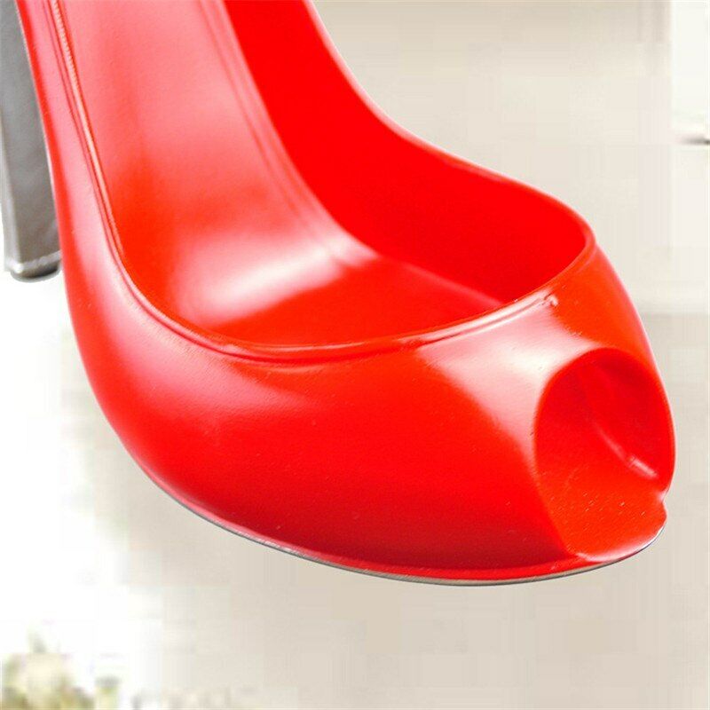 Heel Shoe Shape Wine Bottle Holder Creative Wine Shelf Wine Rack Bar Accessory