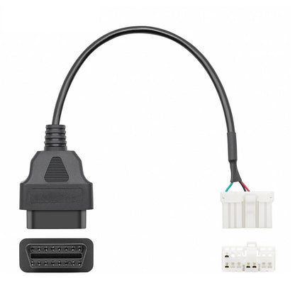 12-Pin Female Connector OBD II Diagnostic Tool Harness Cable For Tesla Model S X