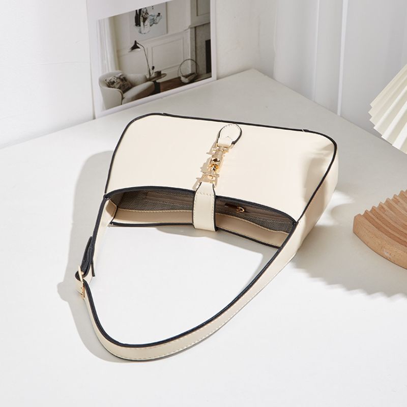 Bags Simple Purse Underarm Handbags Clutch Top Handle Bags Zipper Large Totes
