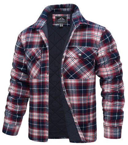 Jackets Mens Shirt Jacket Multi-Pockets Outwear Hiking Coats Tops