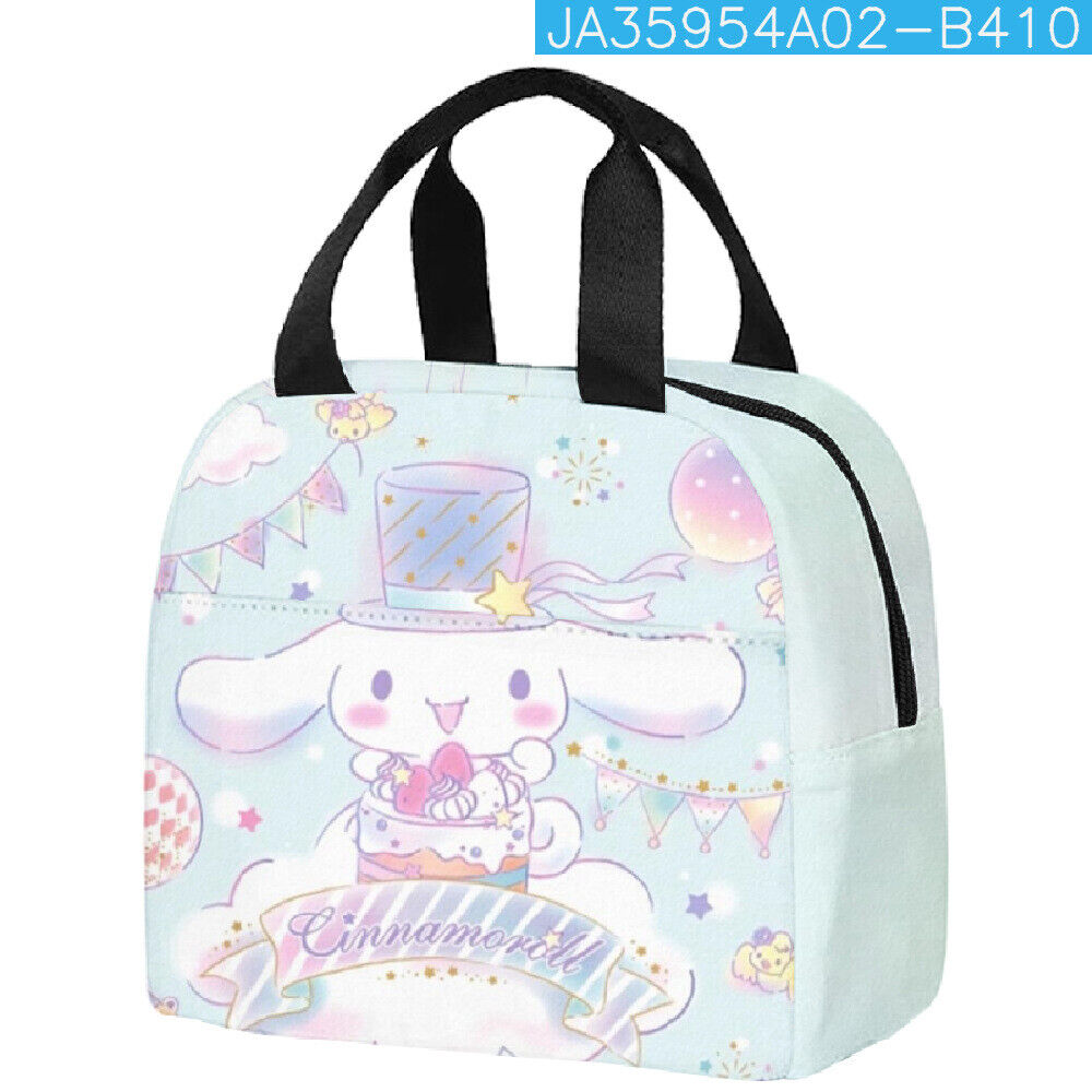 Cinnamoroll Insulated Lunch Bag Handbag Thermal Leakproof Insulated Lunch Box