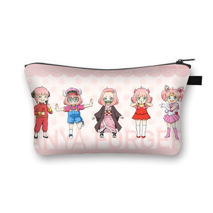 Cosmetic Bag Lipstick Case Eyeshadow Blush Organizer Bag 15*13CM Polyester Purse