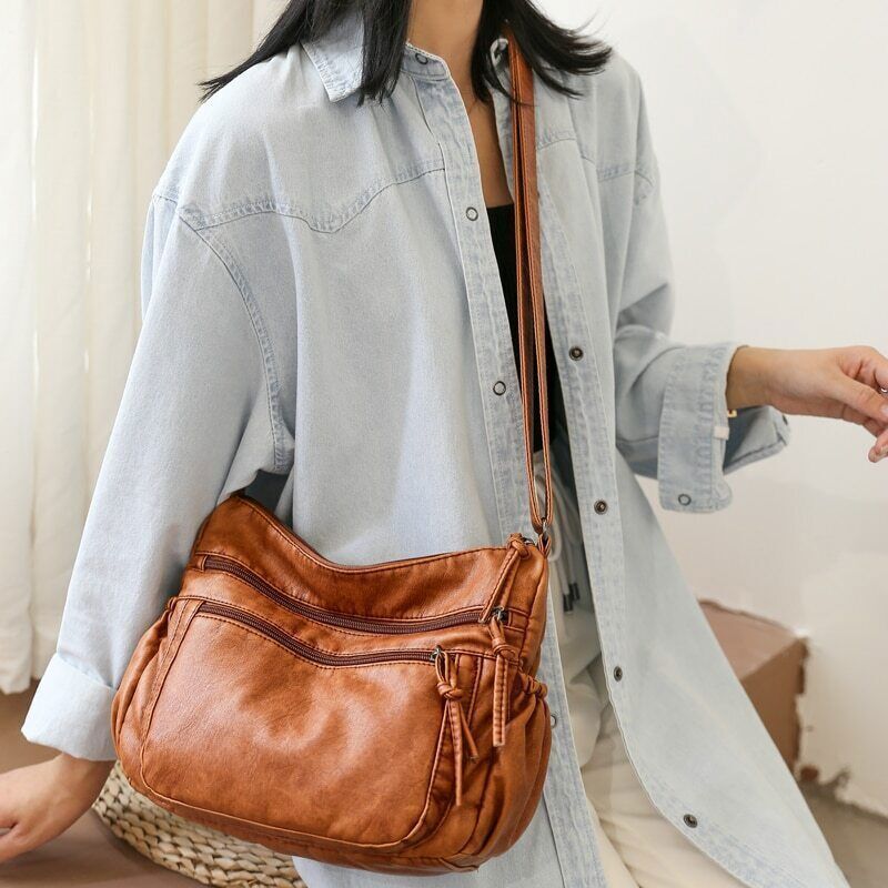Women Shoulder Bag Pu Leather Crossbody Bag Women Purse Bag Lady Handbag