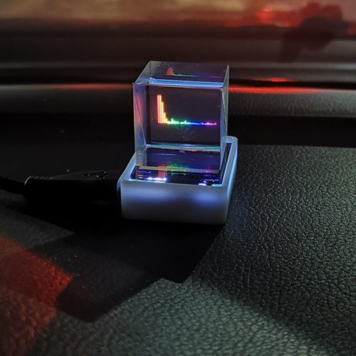 1Pc Optical Glass Prism For VU Instrument Display Multi-mode Band Spectrum gg