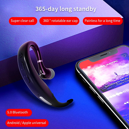 Rare Wireless Bluetooth Handsfree Earphone Earbud Trucker For Smart Phone Tablet