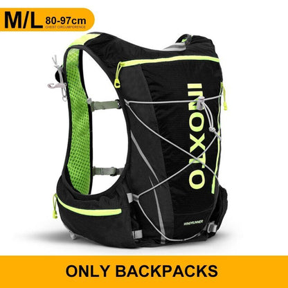 Running Backpack 8L Backpack Hiking Marathon Hydrating Bag 500ml Water Bottle