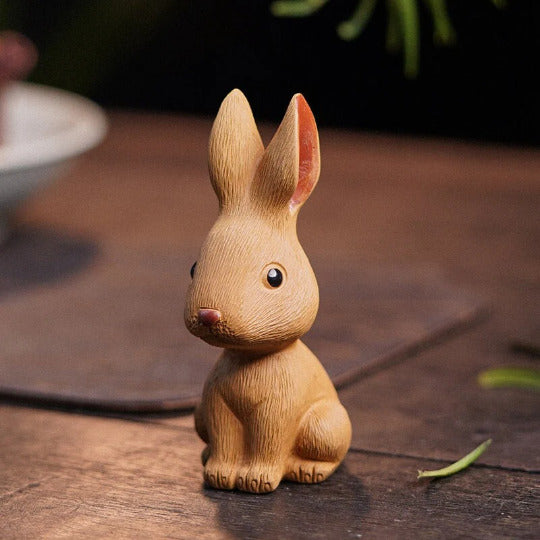 Lovely Rabbit Purple Clay Tea Pets from Yixing