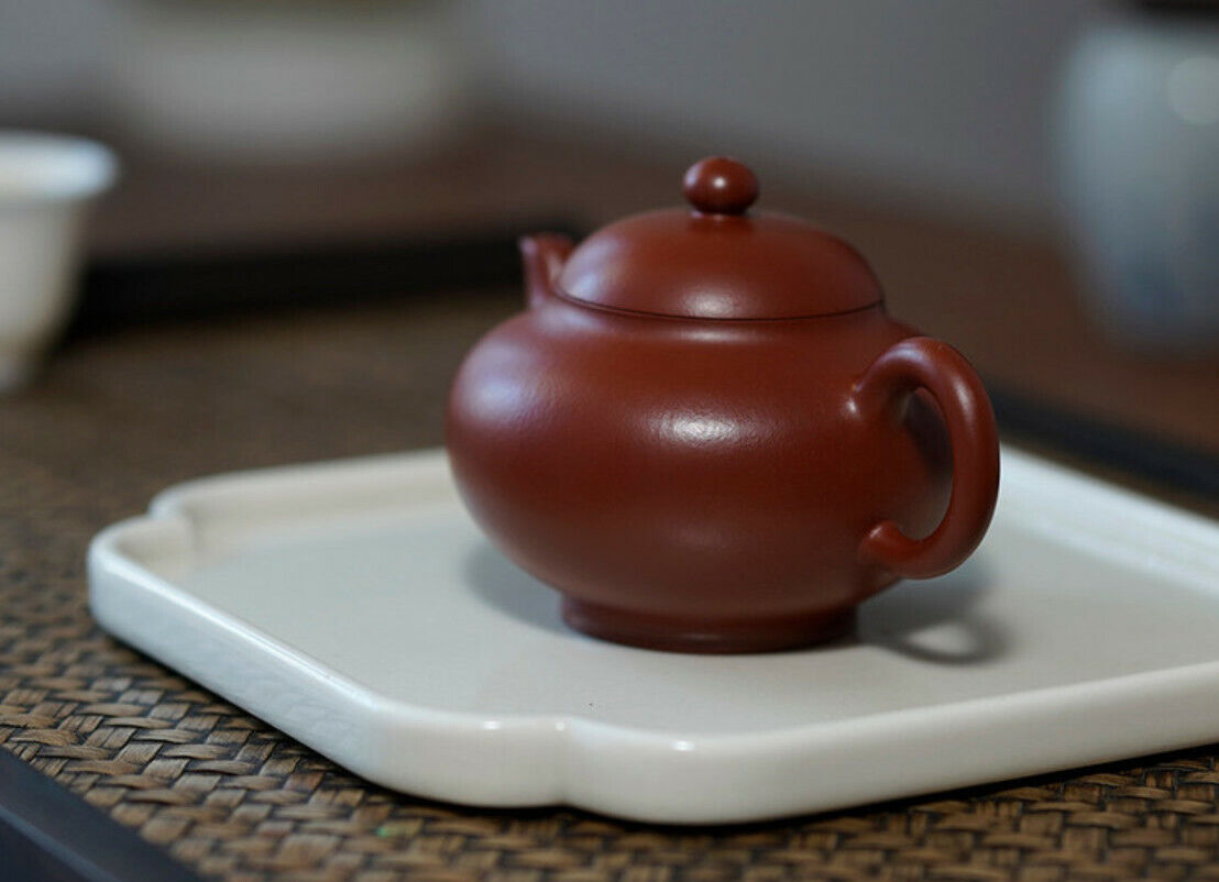 150cc China Yixing handmade purple sand teapot Zhu Ni Hua Ying Gong Fu Hu teapot-