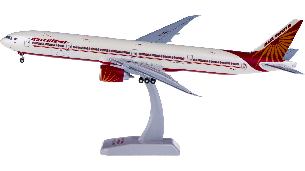 1:200 37CM Hogan AIR INDIA BOEING 777-300ER Passenger Airplane ABS Plastic Model
