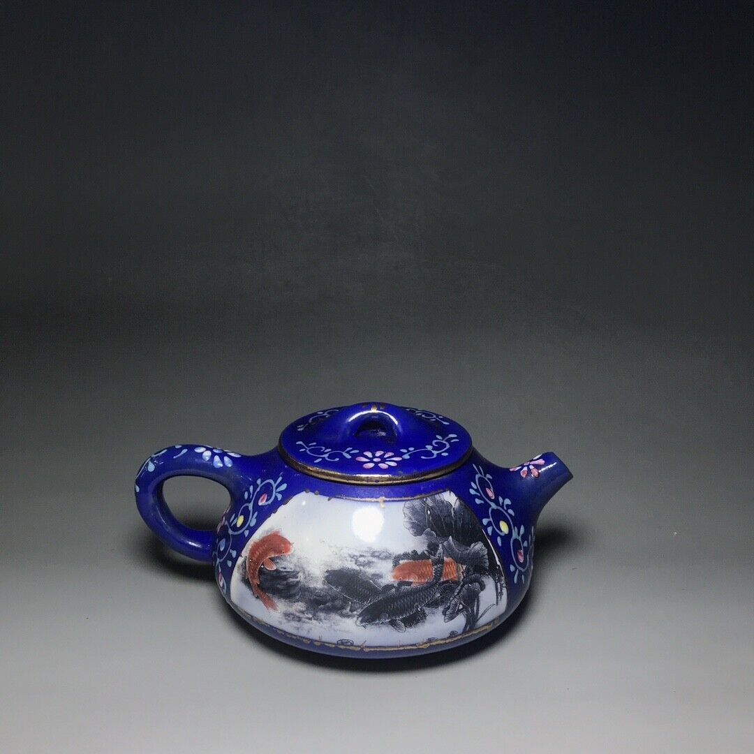 Chinese Yixing Zisha Clay Handmade Exquisite Teapot （石瓢 底款：杨鹏年））