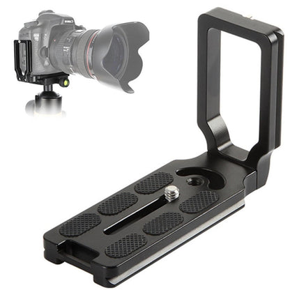 Universal 1/4" Screw Lengthen L-shaped Quick Plate Bracket Grip For SLR Camera