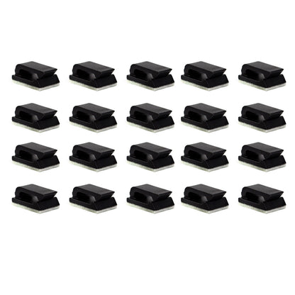 20Pcs Wire Tie Cable Clamp Clip Holder Self-adhesive For Car DVR Detector GPS